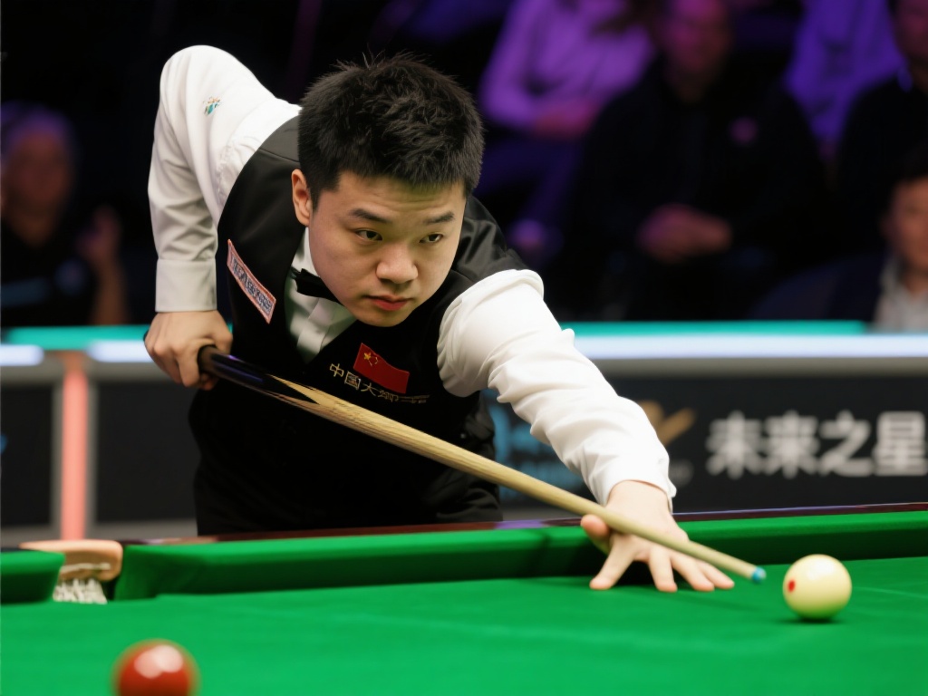 赵心童离四强席位仅差一步 赵心童作为中国斯诺克的新生代代表,近年来